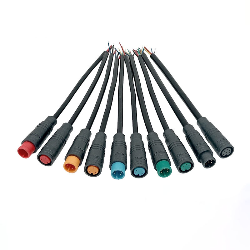 custom waterproof device connector cables (2 6 pin male/female)